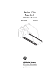 Series 2000 Treadmill Operators Manual