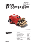 Model SP100W/SP351W