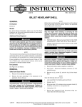 Billet Headlamp Shell Instruction Sheet - Harley