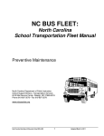 NC Bus Fleet Manual - NC School Bus Safety Web