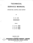 1971 CCW 340 Service Manual