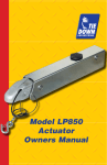Actuator Installation and Service Manual, (b1345)