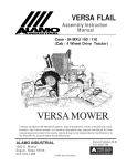 Versa Flail/Case-IH MXU 100-110 - Assembly Manual