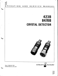 HP423B/HP8470B Manual