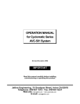 OPERATION MANUAL for Cyclomatic Series AVC