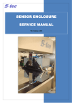 SENSOR ENCLOSURE SERVICE MANUAL