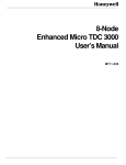 9 Node Enhanced Micro TDC 3000 User`s Manual, MT11-520