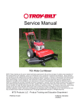 Service Manual - Troy-Bilt