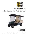 Gasoline Service Parts Manual