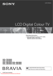 Sony KDL-52X3500 User Guide Manual