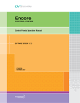 Encore Control Panels Operation Manual, version 1.7.3