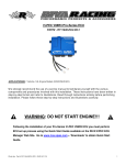 WARNING: DO NOT START ENGINE!!!