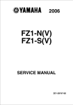 Yamaha FZ1-NS 2006 (Europe) Service Manual In