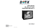 DSV Series 20, 25 & 27 inch VideoWall Monitor`s
