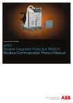 Modbus communications protocol manual