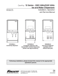 12 Series - 220V 60Hz/230V 50Hz Ice and Water Dispensers