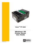 Kiosk TTP 2030 Windows CE Printer Driver User Guide