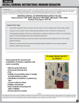 install/removal instructions: window regulator