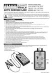 FUEL INJECTOR TEST DEVICE 12V - PETROL MODEL No