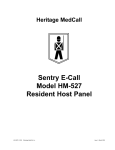 HM-527 Manual - Heritage MedCall