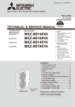 MXZ-8B140VA MXZ-8B160VA MXZ-8B140YA MXZ-8B160YA