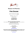 request for proposal fire engine