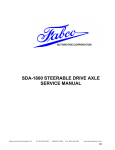 SDA-1800 Service & Parts Manual