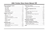 2009 Pontiac Wave Owner Manual M