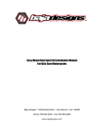 Easy-Mount Dual Sport Kit Installation Manual For Kick