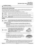 Spring Motor B41820021-0040, 43912,& 44321 Series