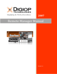 DigiOp Remote Manager User Manual long version