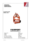 Fairport - H65 - Hydraulic Block Splitter