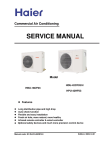 Commercial Air Conditioning SERVICE MANUAL Model