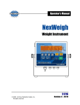 5.4.8. NexWeigh Serial Commands and Definitions