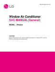 Window Air Conditioner SVC MANUAL(General)