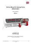 ARGUS 600S Infusion Pump Service Manual