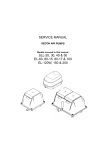 service manual sll-20, 30, 40 & 50 el-60, 80-15, 80