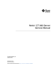 Netra CT 900 Server Service Manual