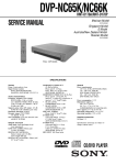 DVP-NC65K/NC66K