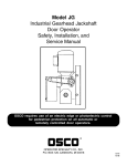 Model JG Manual