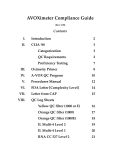 Compliance Guide for AVOXimeter 1000E