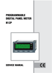 PROGRAMMABLE DIGITAL PANEL METER N12P