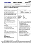 05-029 Product Update: DTC B1161 with Outside Air Temperature