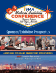 2015 Sponsor/Exhibitor Prospectus