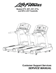 Life Fitness 97Ti, 95Ti, 93T, 97Te, 95Te, Treadmill Service Manual