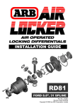 ARB Transmission and Drivetrain Installation Instructions