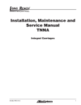 Installation, Maintenance and Service Manual TNNA
