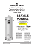 Service Manual 44943-00D - Bradford White Replacement Parts