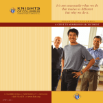 “How to …” booklet - Knights of Columbus, Supreme Council