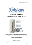 SERVICE MANUAL - Siddons Solarstream